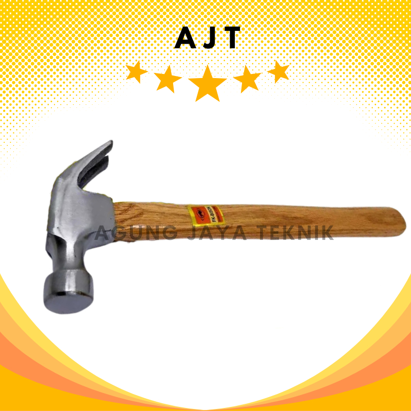 Palu Kambing Gagang Fiber BISON 16 OZ / Palu Kambing 16 Bison / Palu Gagang Fiber Bison