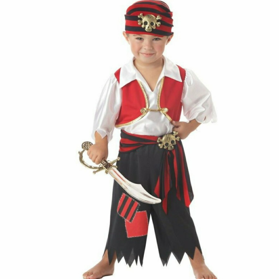 Toodler Pirate set bayi anak balita kostum halloween costum bajak laut