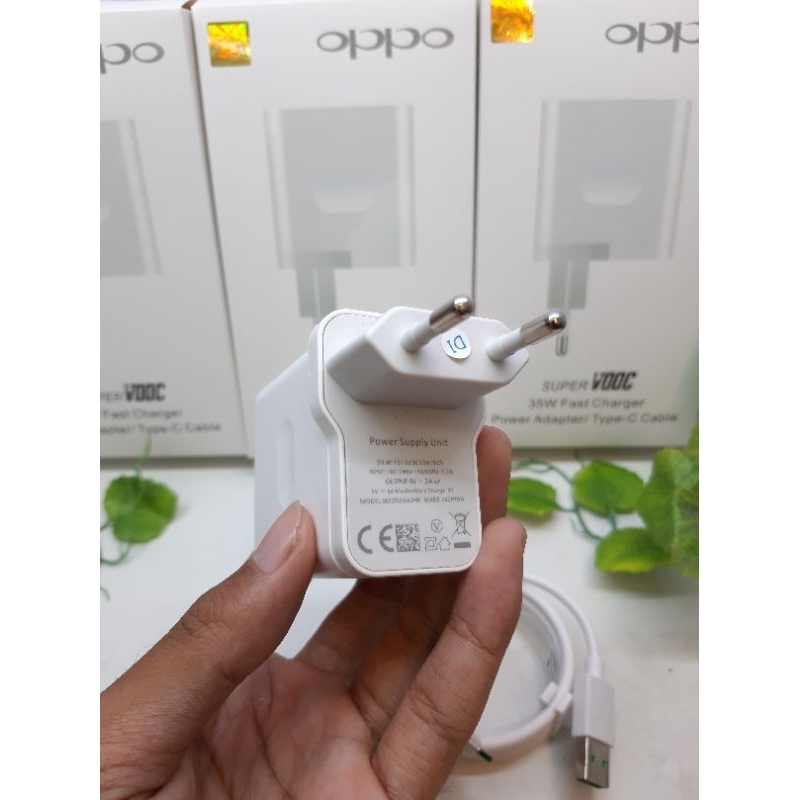 Charger Oppo 35W Fast Charger Type C Super VOOC Original