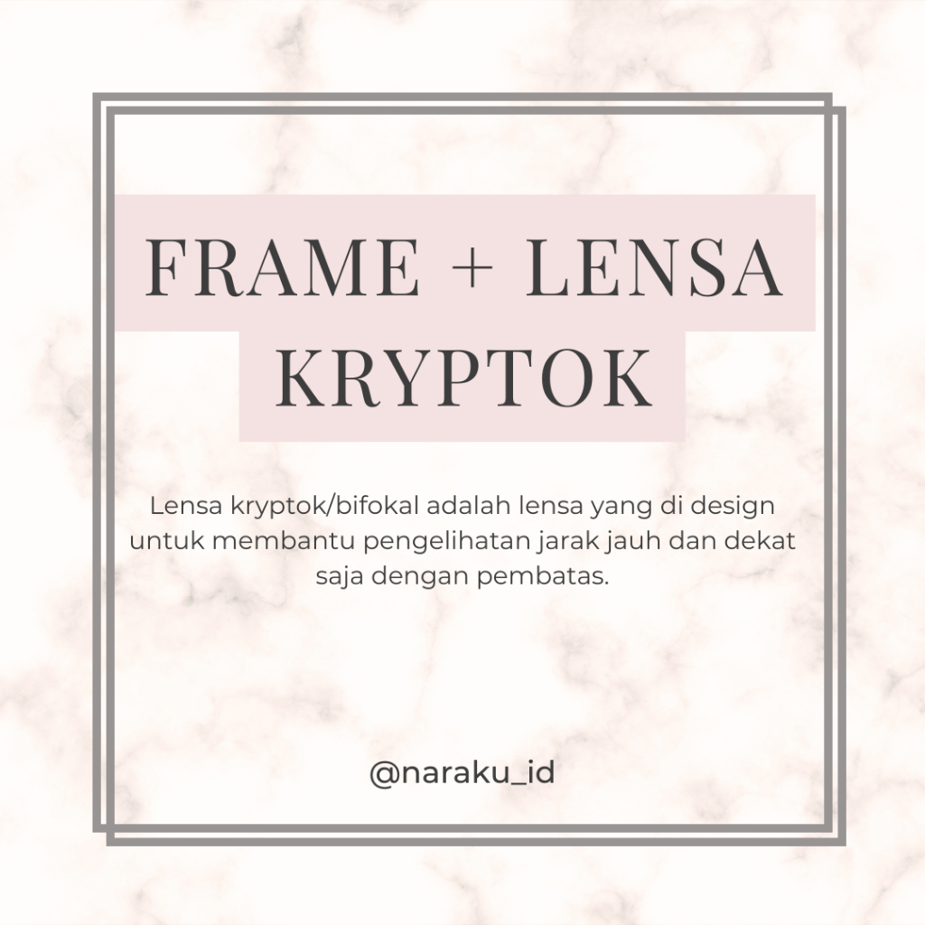 FRAME + LENSA KRYPTOK