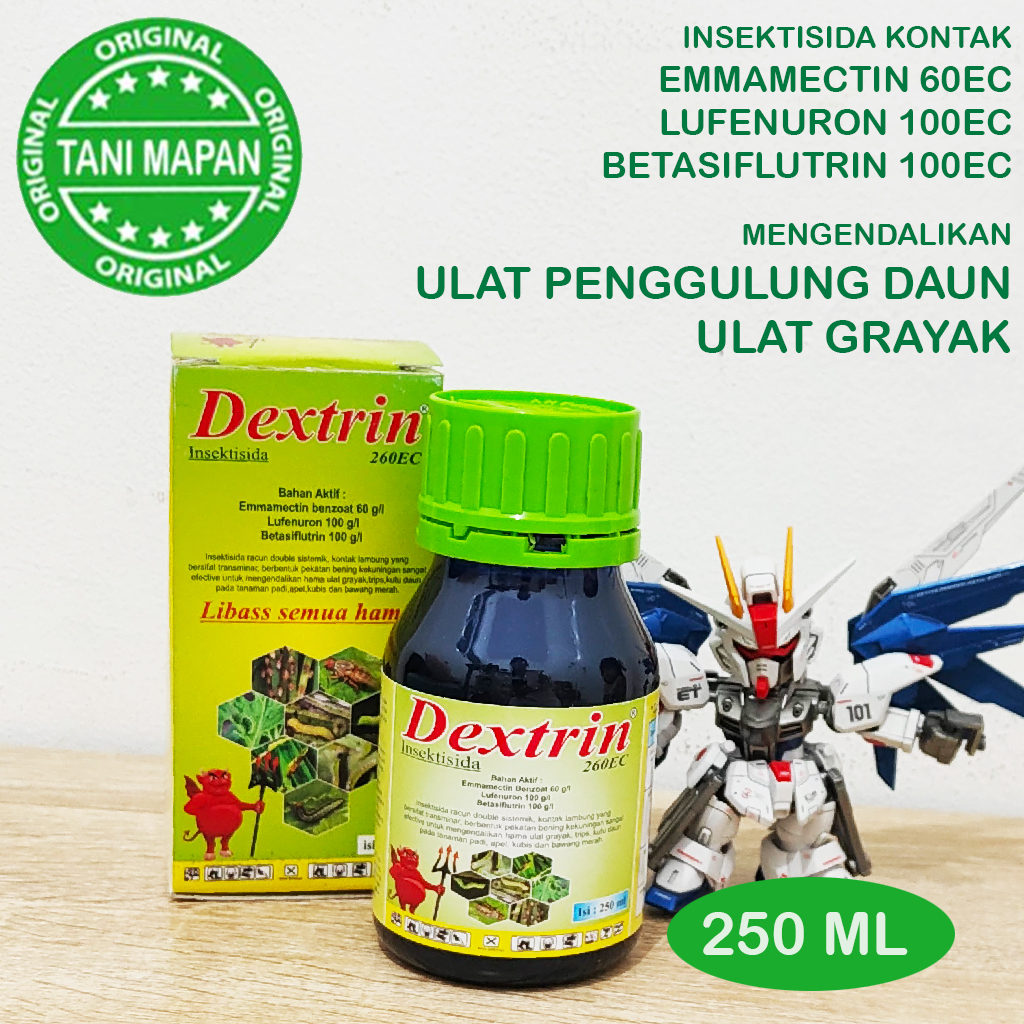 DEXTRIN 260EC - 250 ML (Emmamectin + Lufenuron + Betasiflutrin 60/100/100 EC)