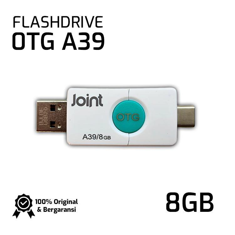 FlashDisk OTG USB JOINT Dual DRIVE Type-C A39 ORIGINAL 8GB / 16GB USB2.0 Flash Disk FD 8 16 32 64 GB OTG Type C BY KINGSTONE KUALITAS SANDISK / VGEN PROMO SEN