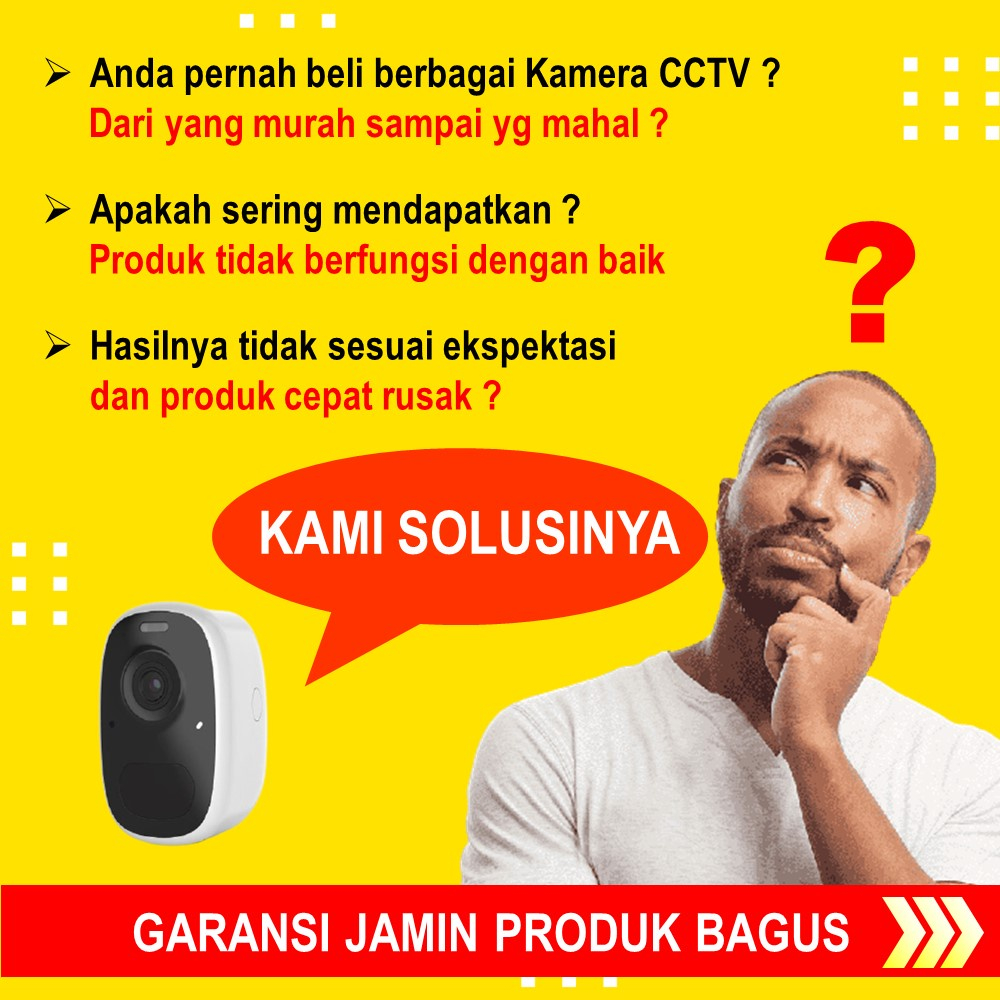 KAMERA CCTV PORTABLE TANPA KABEL WIFI IP CAMERA PENGINTAI TERSEMBUNYI WIRELESS JS152