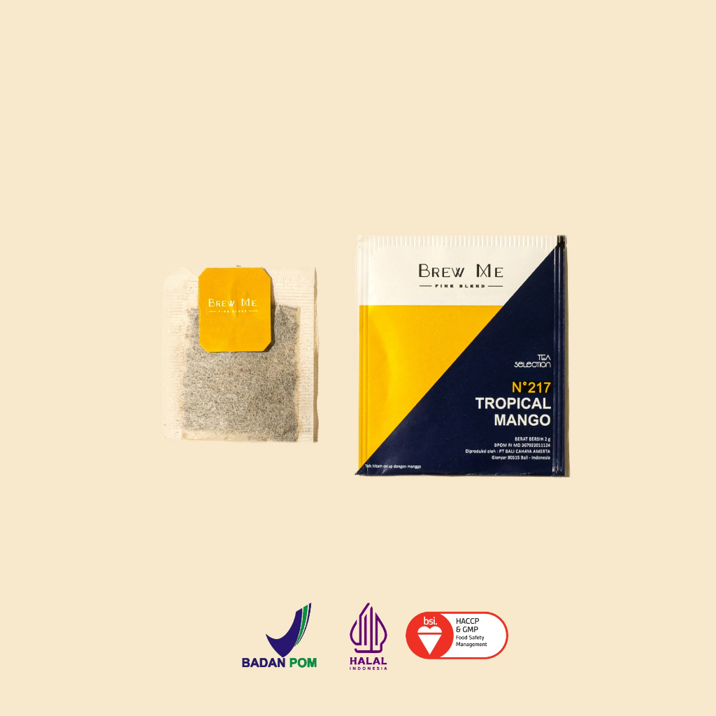 

TROPICAL MANGO - 50 PCS TEABAGS WHOLESALES