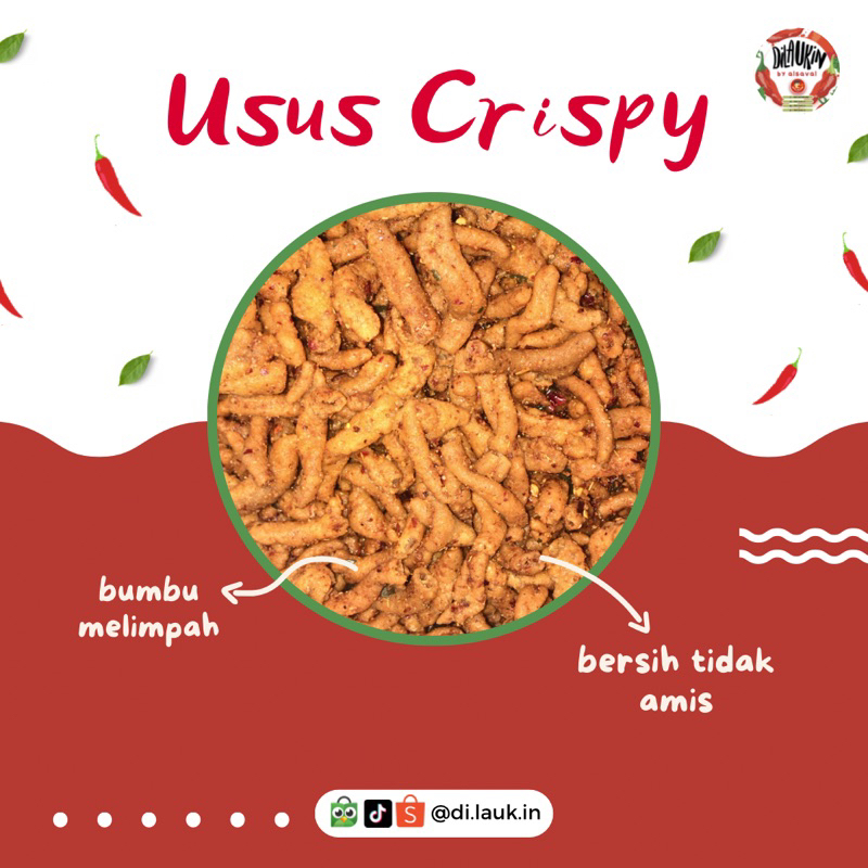 

USUS CRISPY DAUN JERUK 70Gr