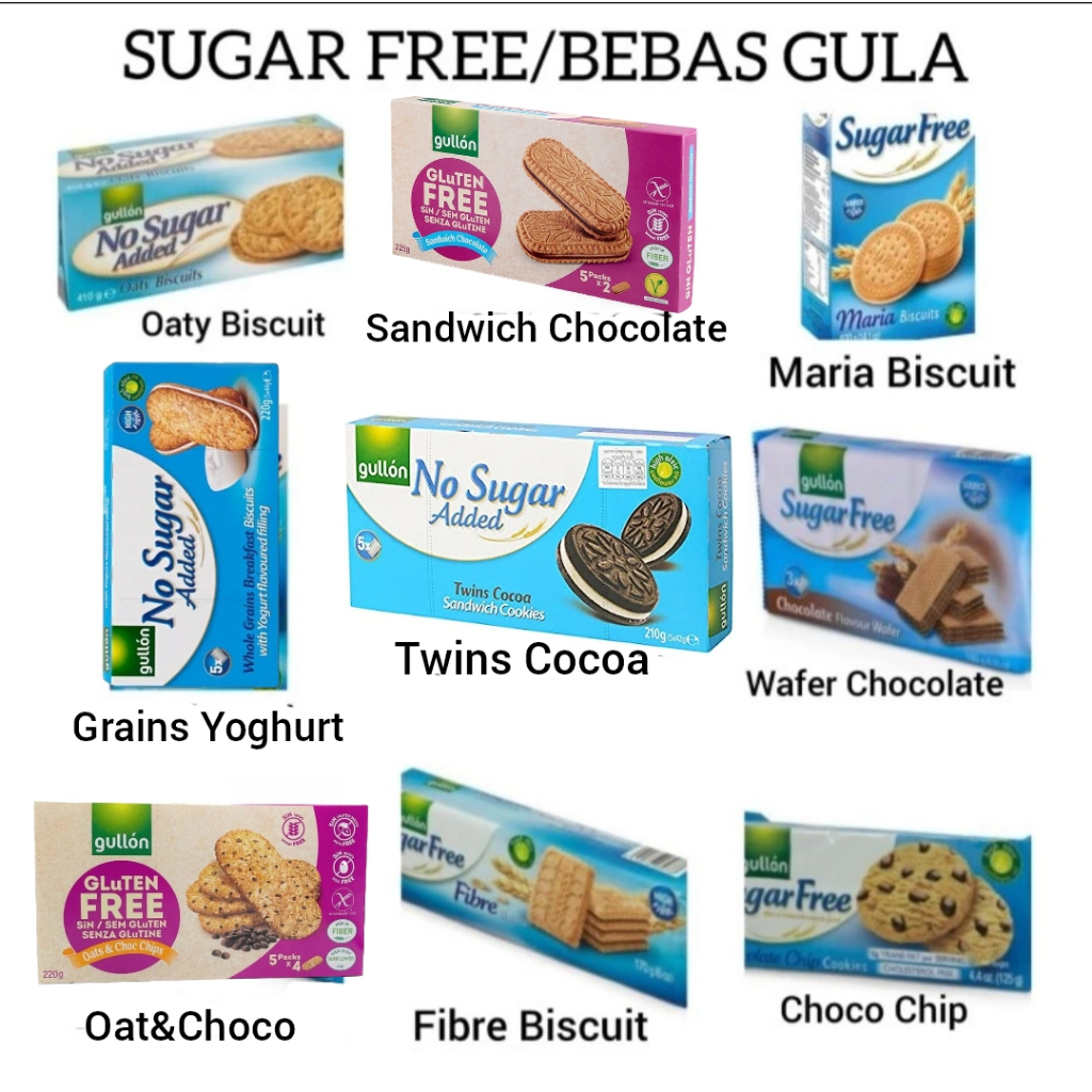 Gullon Sugar Free Biskuit Kue Sugar Free Biscuit Bebas Gula Cookies