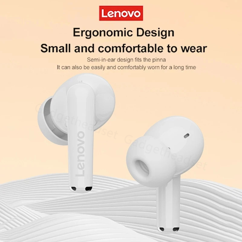 100% Ori Lenovo Thinkplus LP3 PRO Headset TWS Earphone Bluetooth 5.2 with Mikrofon in-ear Gaming Sport untuk Android/IOS