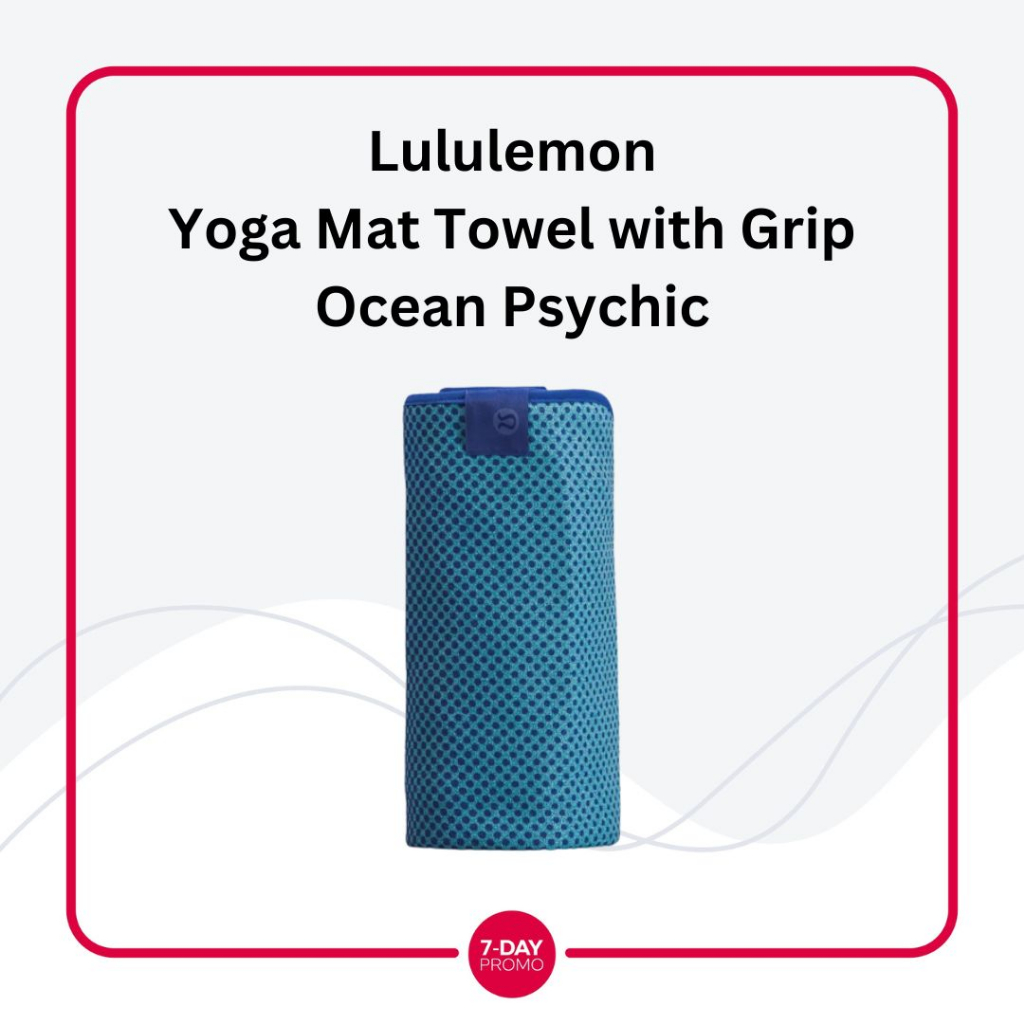 Lululemon Yoga Mat Towel with Grip - Ocean Psychic