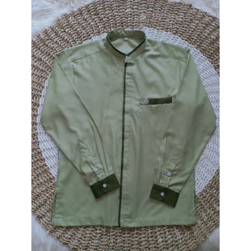 01.BAJU KOKO PRIA DEWASA MUSLIM LENGAN PANJANG,KATUN TOYOBO PREMIUM,ADEM TIDAK MENERAWANG. BAJU LEBA
