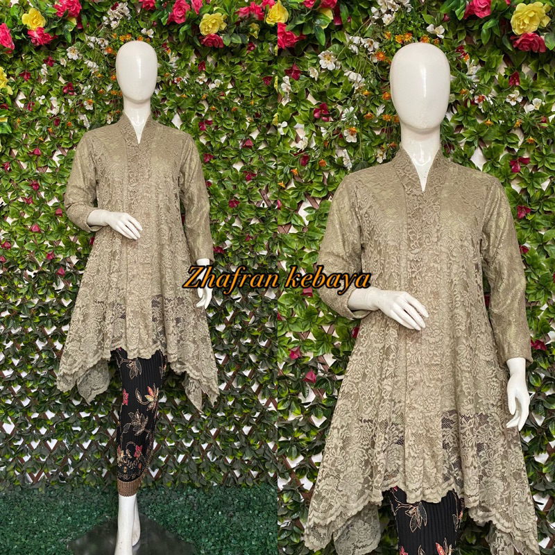 Kebaya Modern Wisuda setelan Brukat pesta bahan brukat halus premium(kb)