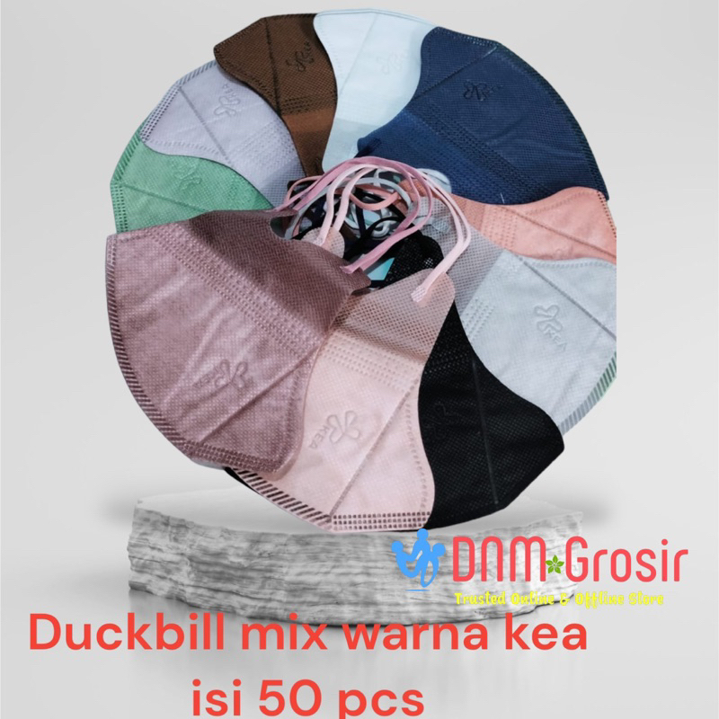 Masker Duckbill Warna Warni isi 50 pcs