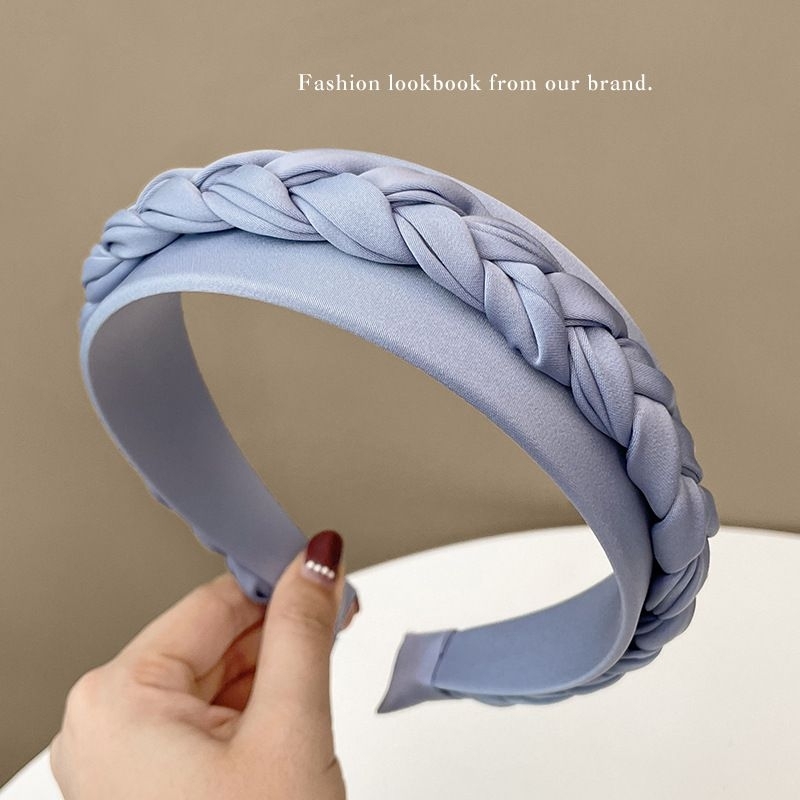 bando kepang satin ulir/bando wanita
