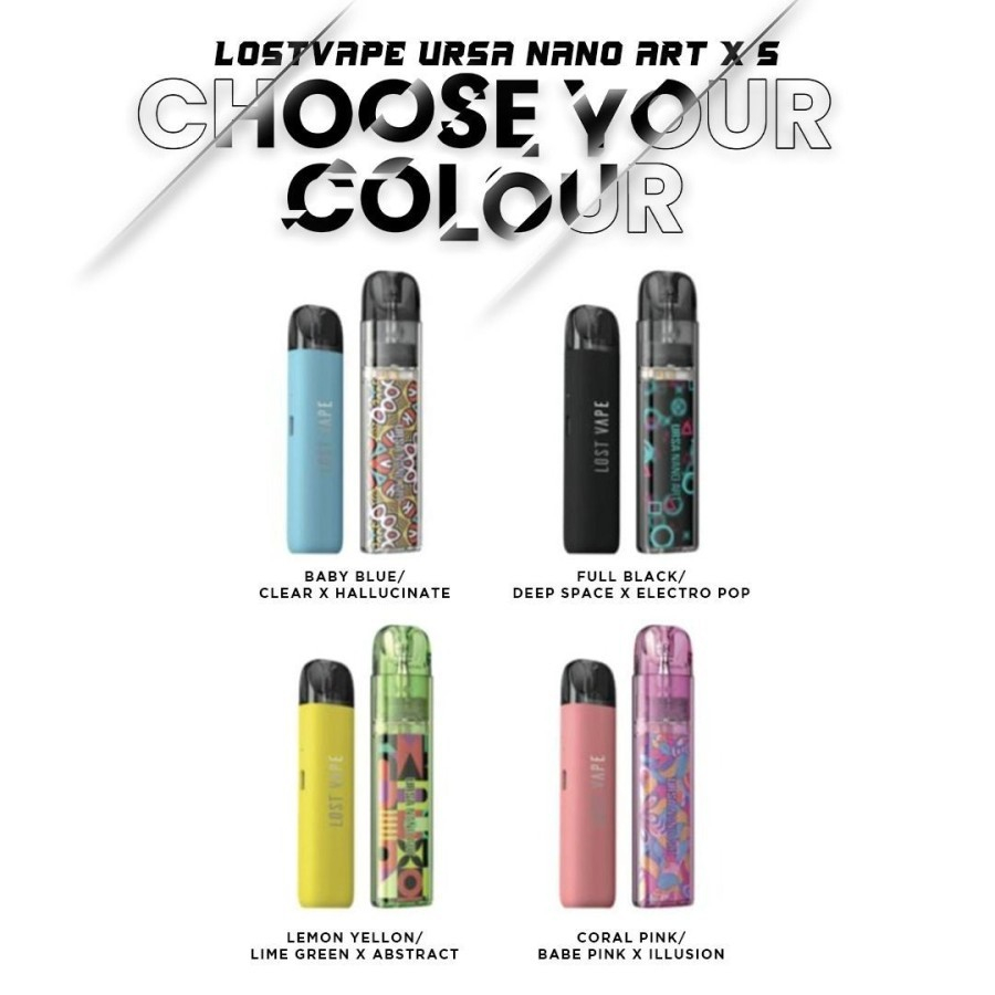 Ursa Nano S + Ursa Nano Art 2023 Limited Edition Pod Package Lost Vape