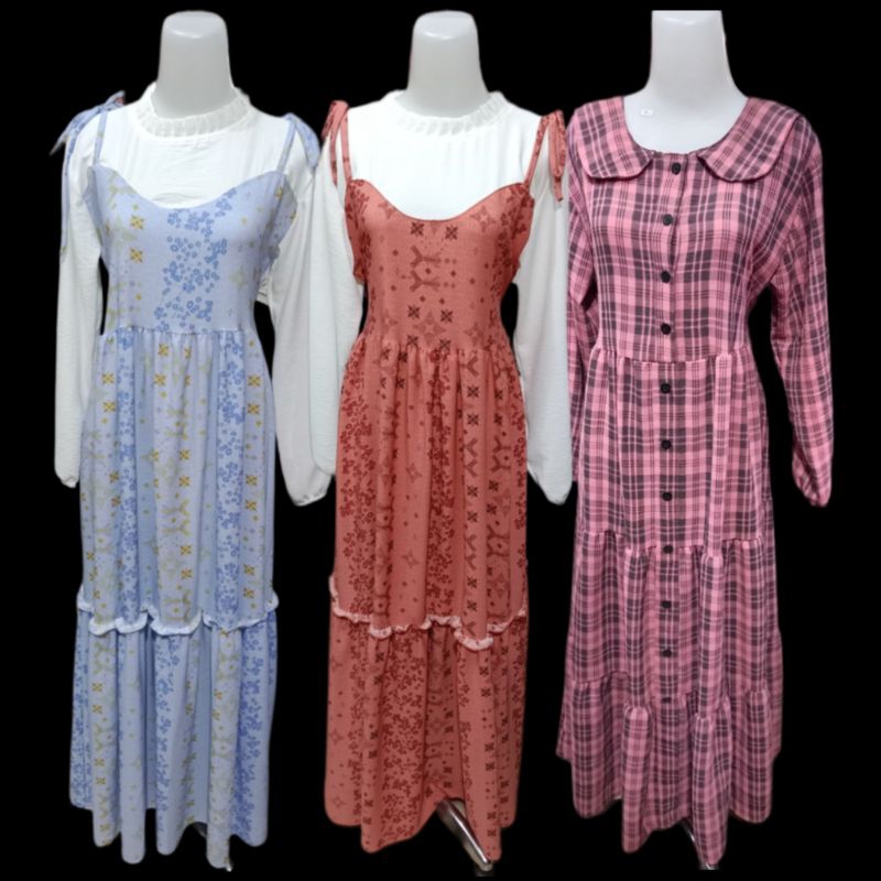 Gamis Rayon Crinkle Remaja