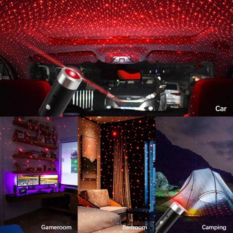 Lampu Led Langit Kabin Mobil Lampu Hias Mobil Led USB Dekorasi Interior Mobil Rumah