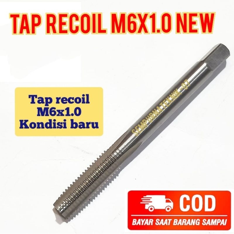tap recoil m6x1.0 handtap recoil m6x1.0 tap untuk  recoil m6x1.0