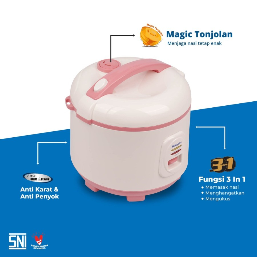 Magic Com Miyako MCM 507 IP Rice Cooker 1.8L