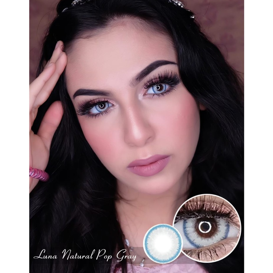 SOFTLENS TOPGEL LUNA NATURAL POP GREY  MINUS 050 S/D -10.00 14.5MM