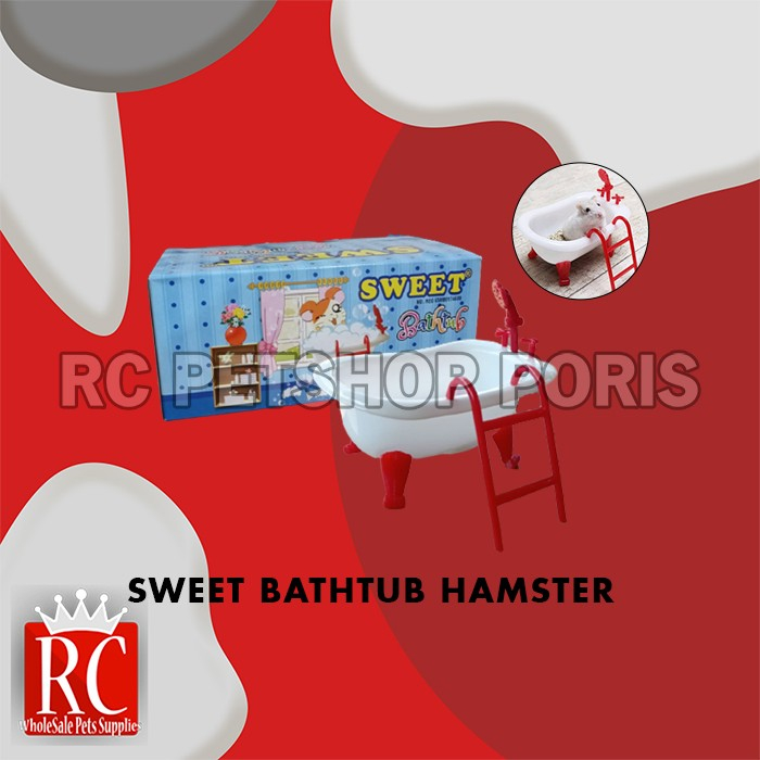 Tempat Bermain Mandi Hamster Sweet Bathtub Pet Toys