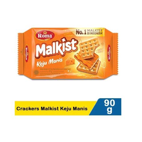 

roma malkist keju manis 90 gram