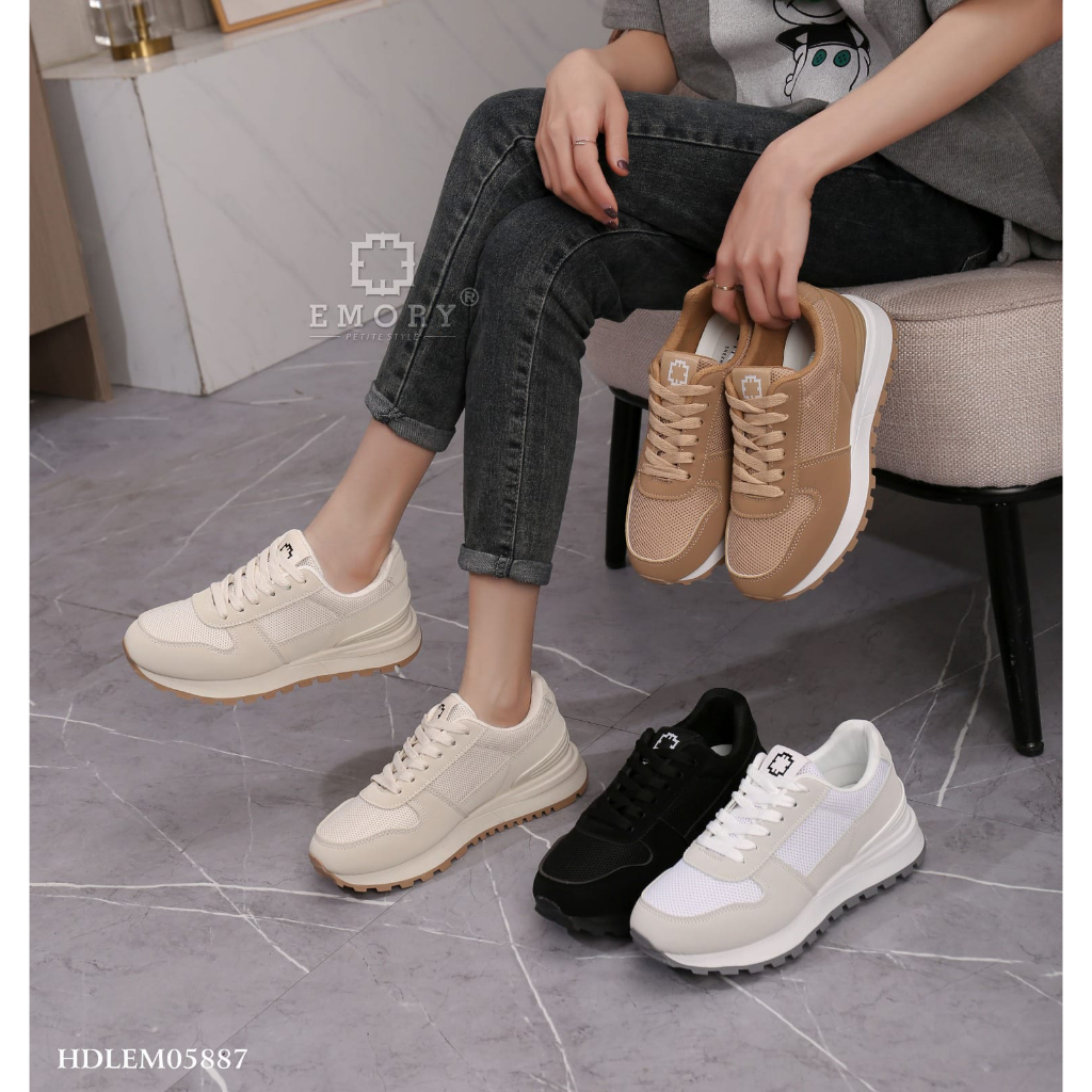 SEPATU SNEAKERS WANITA EMORYSTYLE Virdy  HDLEMO 5887 MB