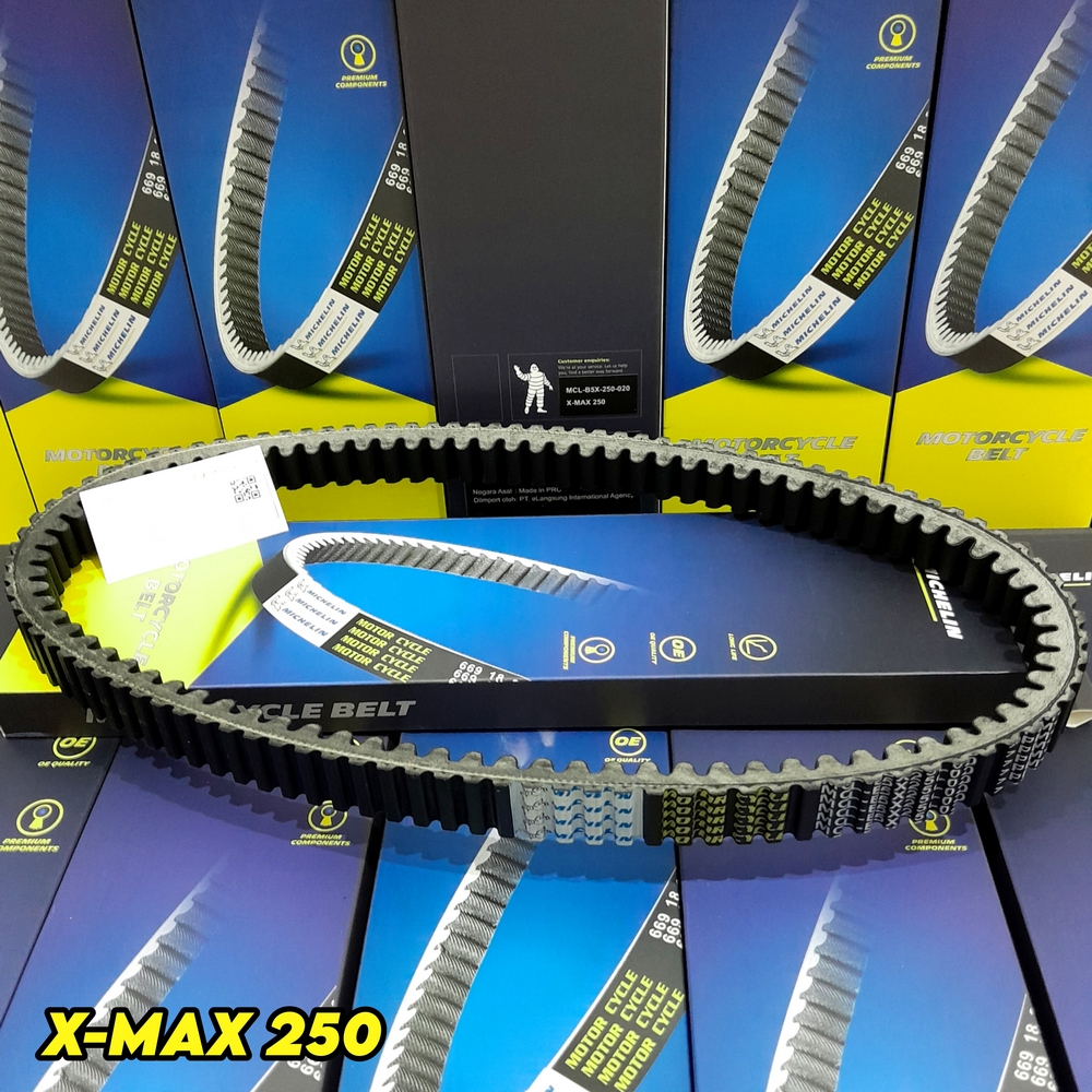 VAN BELT VANBELT V BELT VBELT V-BELT MICHELIN B5X-250-020 VANBELT YAMAHA X-MAX XMAX 250cc RACING 100% ORIGINAL