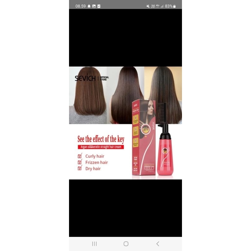 sevich keratin hair