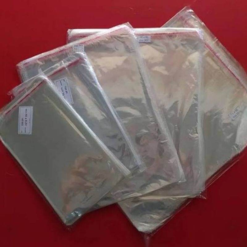 [ 100 LBR ] PLASTIK UNDANGAN / OPP SEAL 15,5 X 24 CM