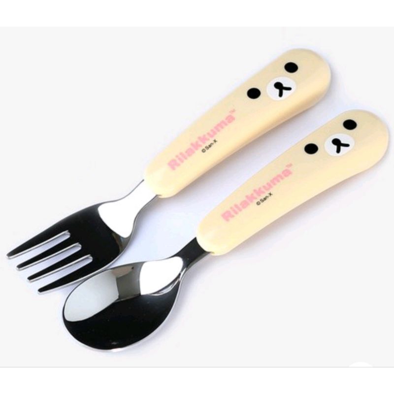 Rilakkuma sendok dan garpu ORI Korea