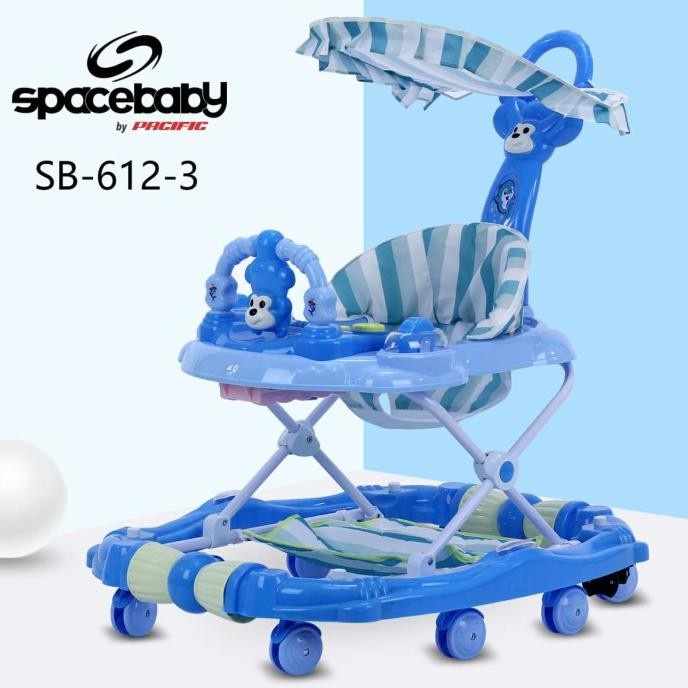 Baby Walker Space Baby By Pacific SB - 139, SB 612-3 &amp; SB 618-3 Alat bantu Jalan Anak