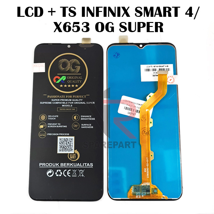 LCD INFINIX SMART 4 / X653C FULLSET TOUCHSCREEN