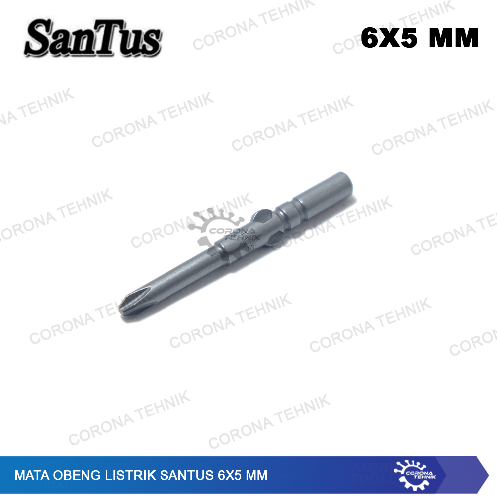 6x5 mm Mata Obeng Listrik Santus