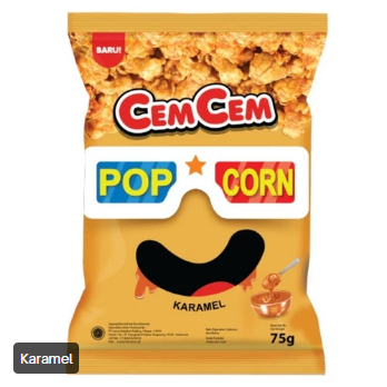 CemCem Popcorn KARAMEL 75gr - Snack Cem Cem Popcorn