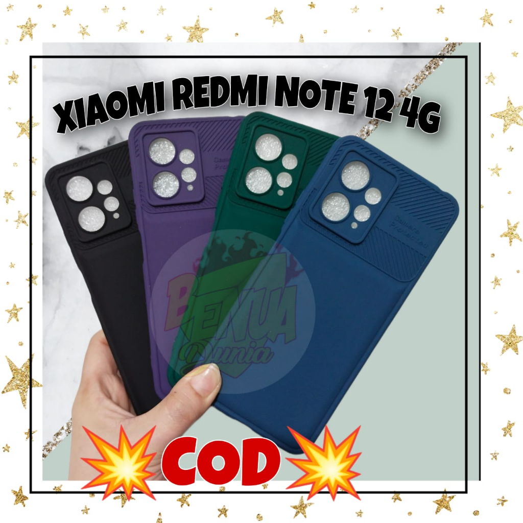 SOFTCASE XIAOMI REDMI NOTE 11 PRO NOTE 12 4G NOTE 12 5G NOTE 12 PRO 5G || CASE PROTECTED NEW PELINDUNG KAMERA - BD