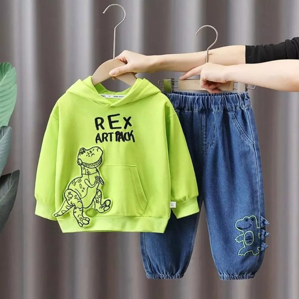 PROMO-SETELAN SWEATER ANAK BAJU ANAK PAKAIAN ANAK LAKI LAKI DAN PEREMPUAN SET KEPALA BERUANG 1-5 TAHUN