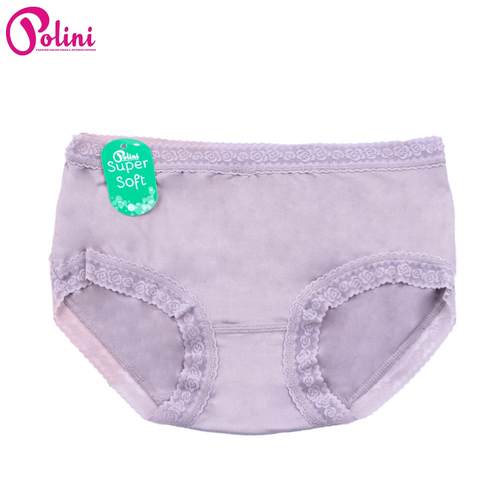 Celana Dalam Wanita POLINI 1262 / Cd Undies Premium Motif Bunga / Dalaman Cewek Bahan Katun Elastis Super LEMBUT