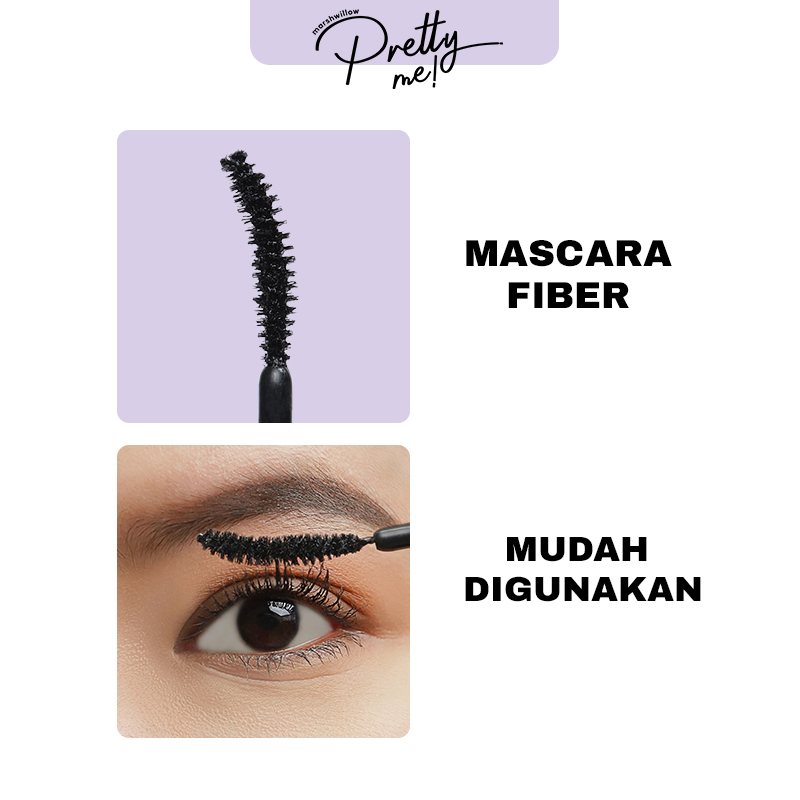 MARSHWILLOW Pretty Me Uplift Fiber Mascara Maskara By Natasha Wilona