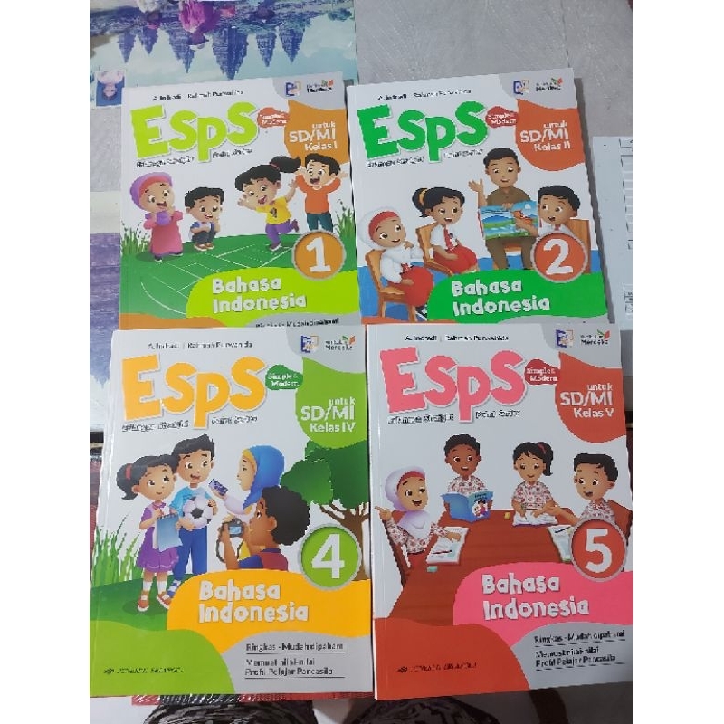 ESPS BAHASA INDONESIA SD PENERBIT ERLANGGA (KELAS 1,2,4,5) KURIKULUM MERDEKA
