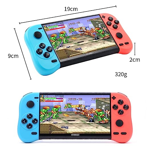 New Arrival X50 X50 MAX Handheld Game Player 5.1 inch H-D Screen Retro Video Game Console Built in 6800+ Games Support TV Output