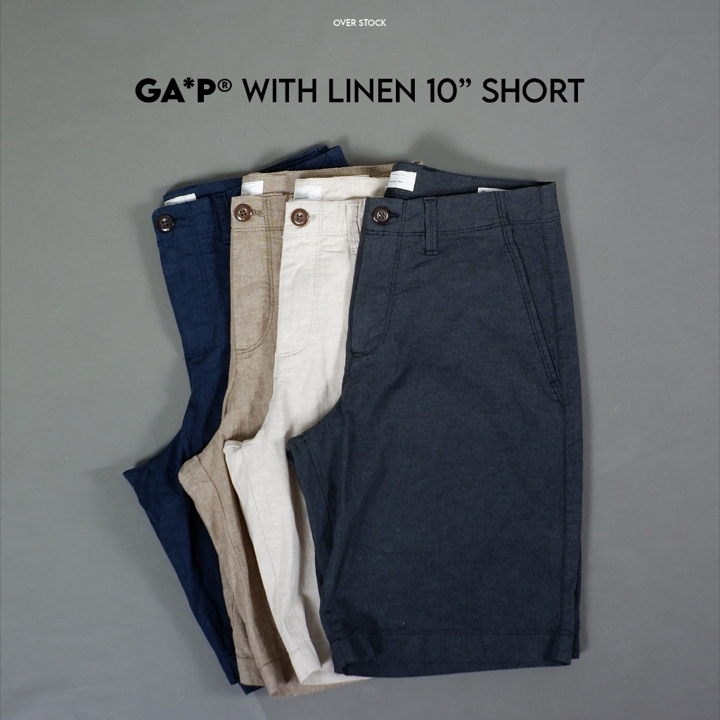 GA*P With Linen 10” &amp; 12&quot; Short