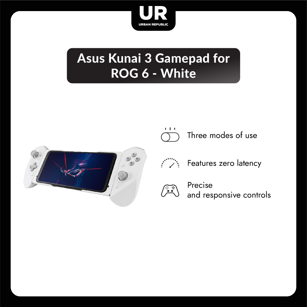 Asus Kunai 3 Gamepad for ROG 6 - White
