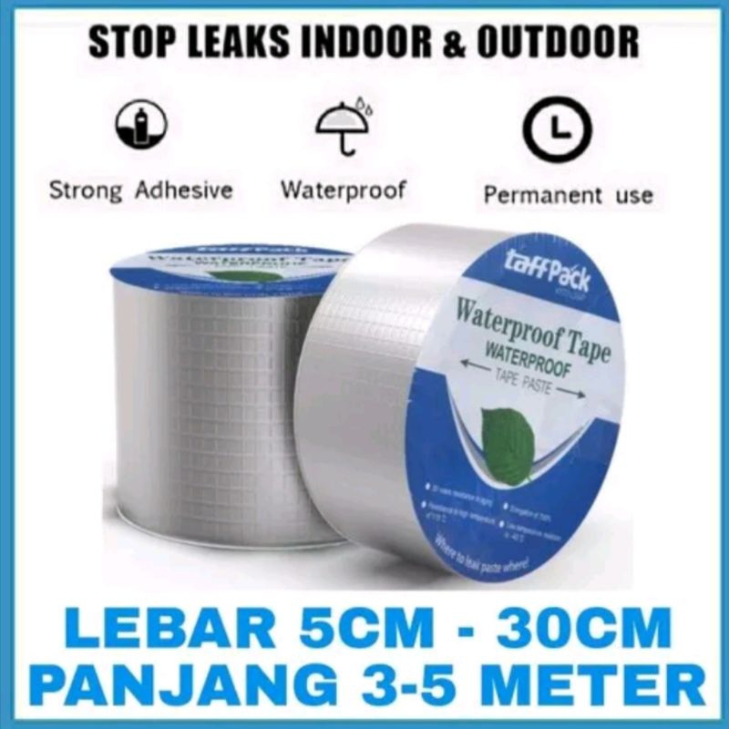 LAKBAN ALUMUNIUM FOIL TAHAN AIR ANTI BOCOR 5 Meter | LAKBAN SUPER KUAT