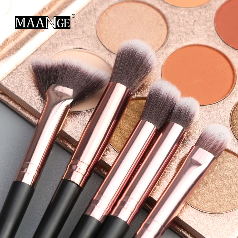 MAANGE Makeup Brushes 20Pcs Makeup Brush Set Premium Sintetis Foundation Bedak Blush Concealer Kuas Make Up Set 5748