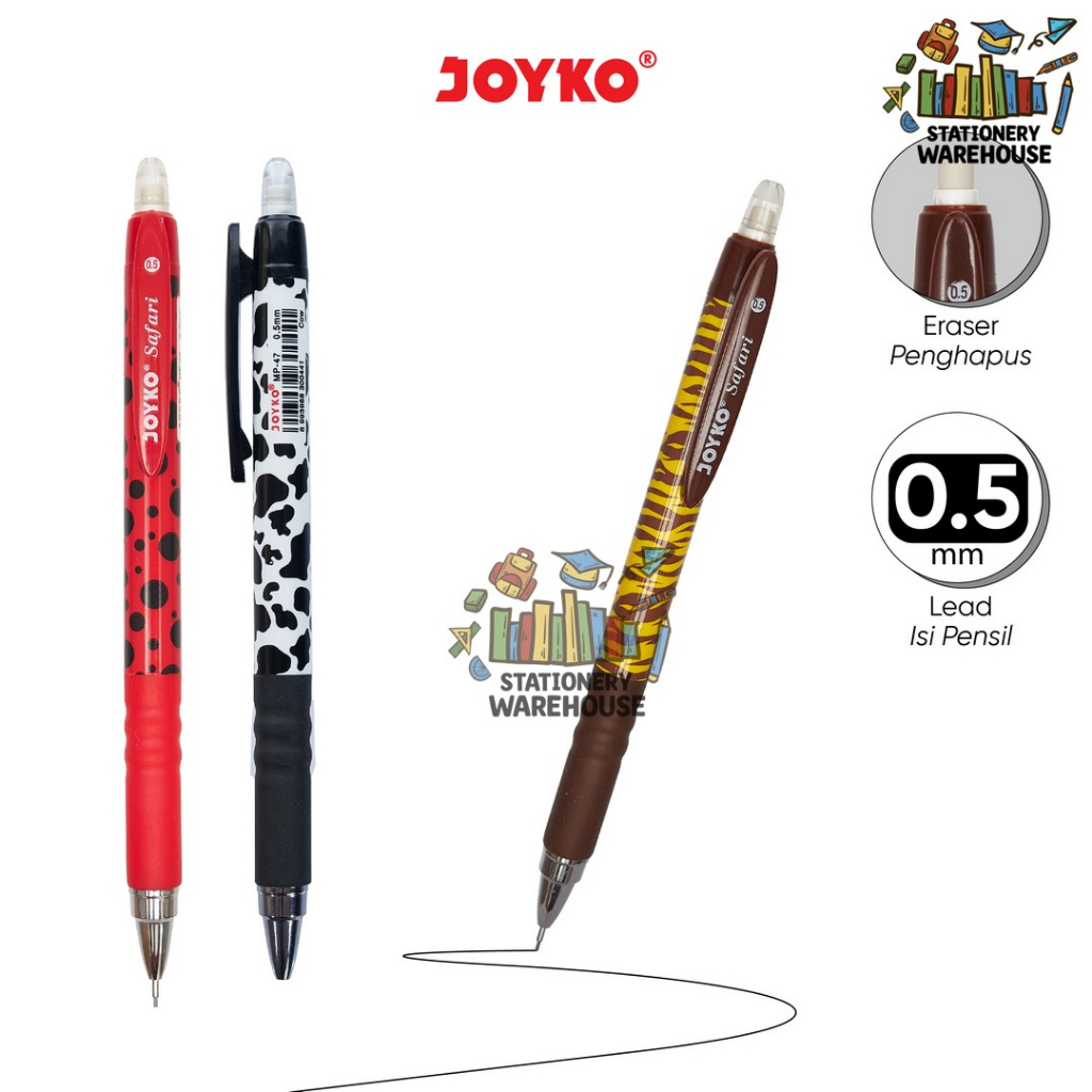 

Mechanical Pencil Pensil Mekanik Joyko MP-47 0.5 mm