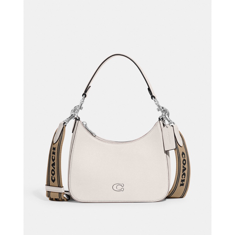 Coach Hobo Crossbody With Signature Canvas Detail (CJ 842)