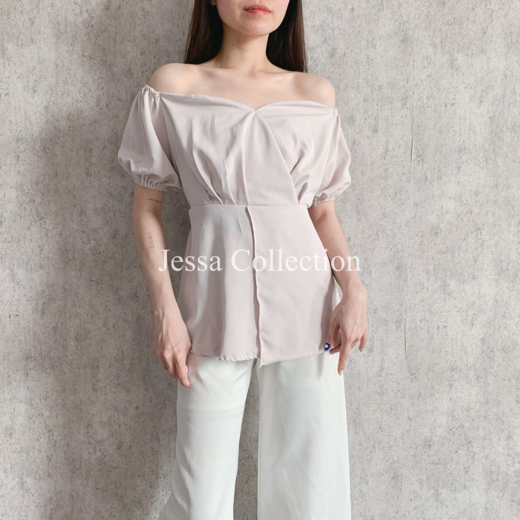 Premium Arnoly Offshoulder Top TH 899 POLYESTER