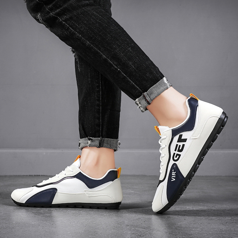 Highland Sepatu Pria Sneakers Cowok Trendy Sepatu Jalan Kerja Sepatu Sport Casual Fashion Sepatu Kasual Laki Laki Model Kekinian KSR712