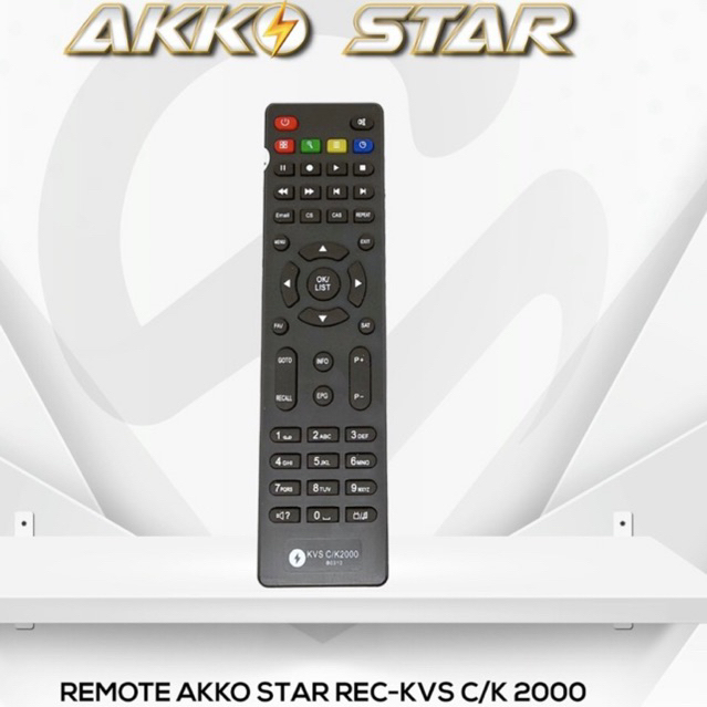 REMOTE RECEIVER PARABOLA TV KABEL LANGSUNG PAKAI TANPA SETTING AKKO STAR