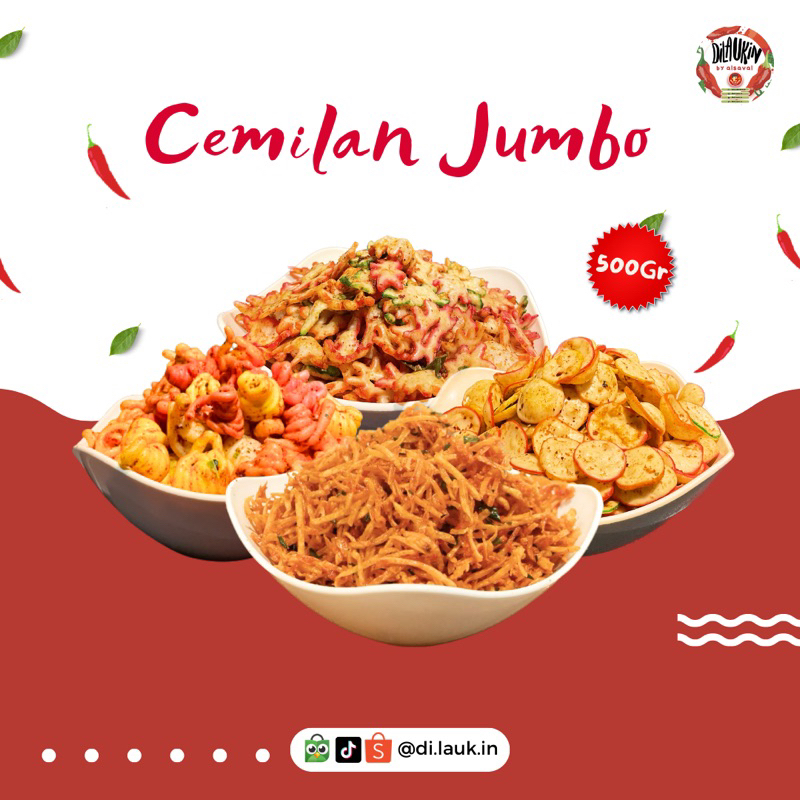 

CEMILAN JUMBO 1/2Kg 500Gr BASRENG USUS KULIT PANGSIT