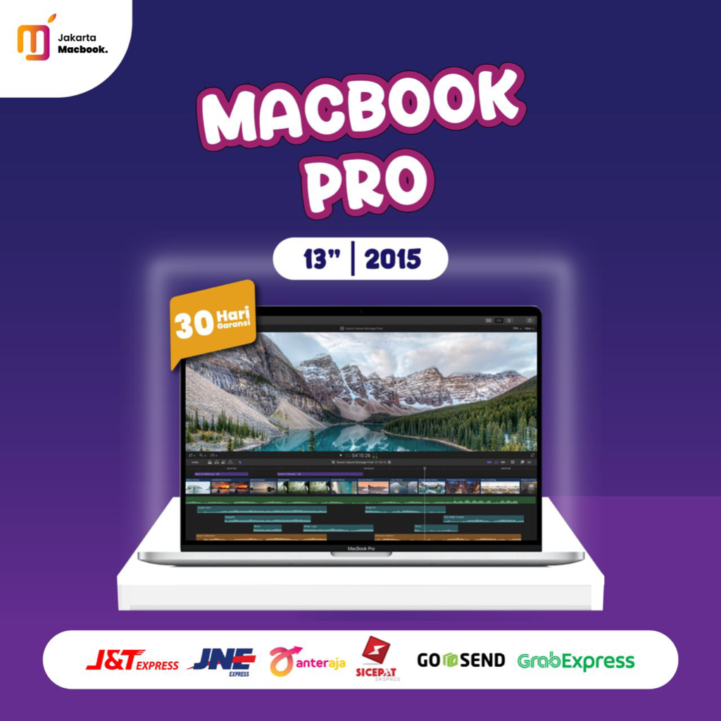 Macbook Pro Retina 2015 13 Inch Core i5 i7 128gb 256gb 512gb Second Original